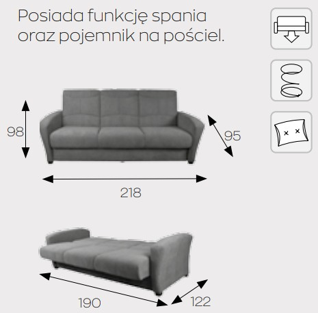 Markos Kanapa / Wersalka / Sofa FRESCO Markos Kanapa / Wersalka / Sofa FRESCO