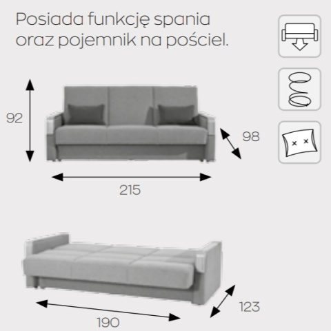Markos Kanapa / Wersalka / Sofa INES Markos Kanapa / Wersalka / Sofa INES