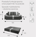 Markos Kanapa / Wersalka / Sofa LEO DL Markos Kanapa / Wersalka / Sofa LEO DL