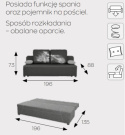 Markos Kanapa / Wersalka / Sofa LUPO DL Markos Kanapa / Wersalka / Sofa LUPO DL