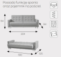 Markos Kanapa / Wersalka / Sofa TOSKA Markos Kanapa / Wersalka / Sofa TOSKA