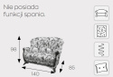 Markos Sofa KAPRI II nierozkł. Markos Sofa KAPRI II nierozkł.
