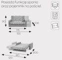 Markos Sofa MAGDA 120 Markos Sofa MAGDA 120