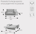 Markos Sofa MAGDA 80 Markos Sofa MAGDA 80