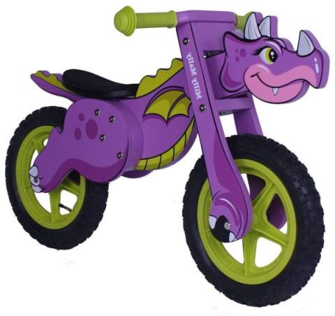 Milly Mally Rowerek Biegowy Dino Violet Milly Mally Rowerek Biegowy Dino Violet