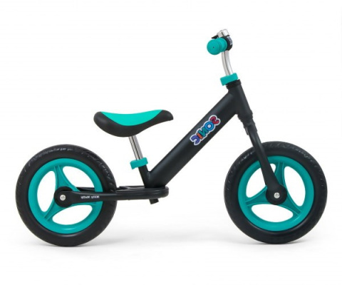 Milly Mally Rowerek Biegowy Sonic Black-Mint Czarno Miętowy łożyskowane koła dzwonek regulacja wysokości siodełka i kierownicy Milly Mally Rowerek Biegowy Sonic Black-Mint Czarno Miętowy łożyskowane koła dzwonek regulacja wysokości siodełka i kierownicy