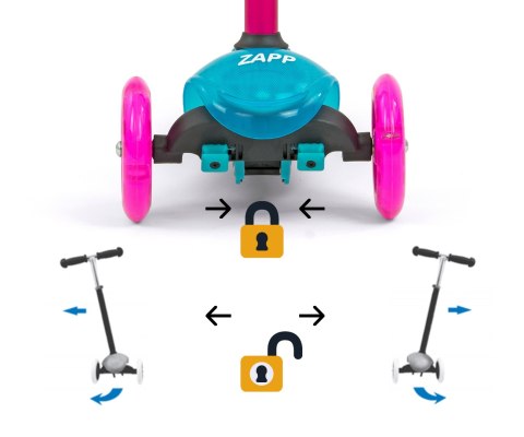 Milly Mally Scooter Zapp Pink Milly Mally Scooter Zapp Pink