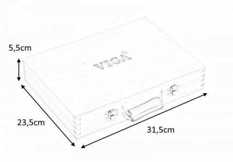 Viga Viga 50388 Walizka - skrzynka z narzędziami Viga Viga 50388 Walizka - skrzynka z narzędziami