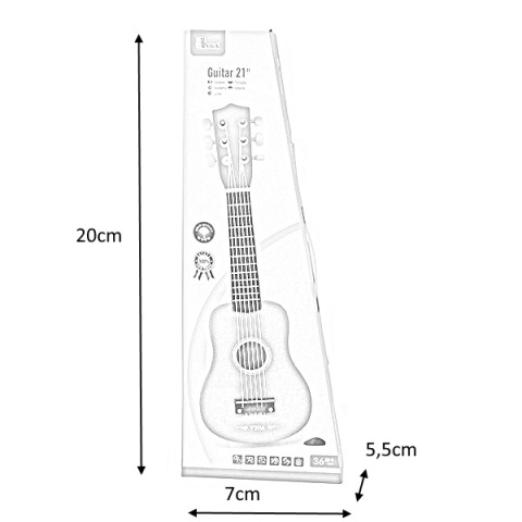 Viga Viga 50691 Czerwona gitara - 21 cali Viga Viga 50691 Czerwona gitara - 21 cali