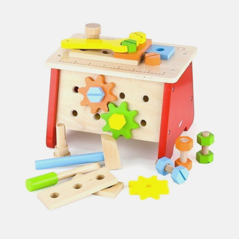 Viga Viga 51621 Skrzynka 2w1 - stolik małego majsterkowicza Viga Viga 51621 Skrzynka 2w1 - stolik małego majsterkowicza