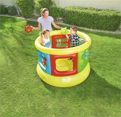 Bestway Bestway 52056 KOLOROWA TRAMPOLINA 1.52m xH1.07m Bestway Bestway 52056 KOLOROWA TRAMPOLINA 1.52m xH1.07m