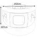 Bestway Bestway 52056 KOLOROWA TRAMPOLINA 1.52m xH1.07m Bestway Bestway 52056 KOLOROWA TRAMPOLINA 1.52m xH1.07m