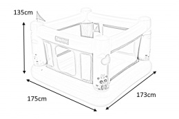 Bestway Bestway 93553 FISHER PRICE DMUCHANY ZAMEK TRAMPOLINA 175cm x 173m x 135cm