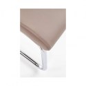 Halmar K224 krzesło na płozach Cappuccino ekoskóra/Chrom Halmar K224 krzesło na płozach Cappuccino ekoskóra/Chrom