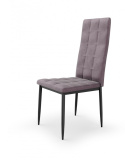 Halmar K415 krzesło popielaty tkanina velvet + stal