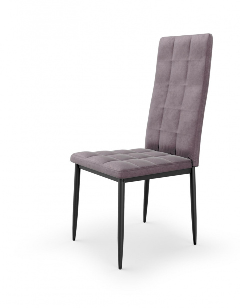 Halmar K415 krzesło popielaty tkanina velvet + stal Halmar K415 krzesło popielaty tkanina velvet + stal