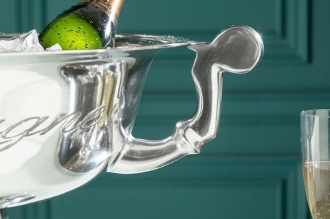 Invicta Interior INVICTA CHAMPAGNE - SZAMPANIERA 40cm chłodziarka do szampana - aluminium Invicta Interior INVICTA CHAMPAGNE - SZAMPANIERA 40cm chłodziarka do szampana - aluminium