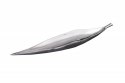 PATERA MISA LEAF 80 cm - ALUMINIUM SREBRNA Invicta Interior INVICTA NA SŁODYCZE OWOCE PATERA MISA LEAF 80 cm - ALUMINIUM SREBRNA Invicta Interior INVICTA NA SŁODYCZE OWOCE