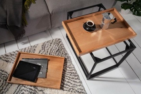 Invicta Interior INVICTA zestaw stolików ELEMENTS czarne - MDF, metal Invicta Interior INVICTA zestaw stolików ELEMENTS czarne - MDF, metal