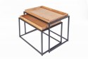Invicta Interior INVICTA zestaw stolików ELEMENTS czarne - MDF, metal Invicta Interior INVICTA zestaw stolików ELEMENTS czarne - MDF, metal