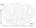 King Home Plafon ATLANTA - aluminium, stal King Home Plafon ATLANTA - aluminium, stal