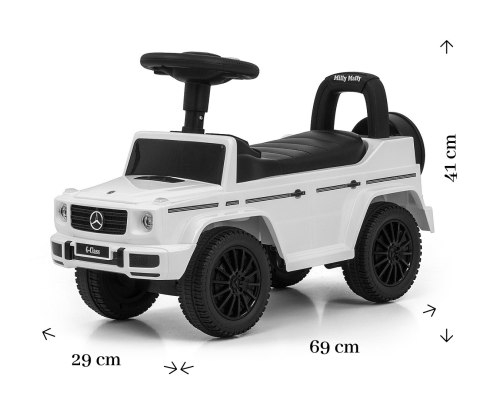 POJAZD JEŹDZIK PCHACZ MERCEDES G350d White S BIAŁY Milly Mally AUTKO 12m+ POJAZD JEŹDZIK PCHACZ MERCEDES G350d White S BIAŁY Milly Mally AUTKO 12m+