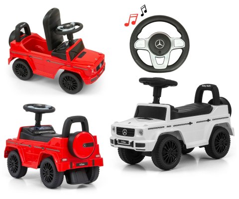 POJAZD JEŹDZIK PCHACZ MERCEDES G350d White S BIAŁY Milly Mally AUTKO 12m+ POJAZD JEŹDZIK PCHACZ MERCEDES G350d White S BIAŁY Milly Mally AUTKO 12m+