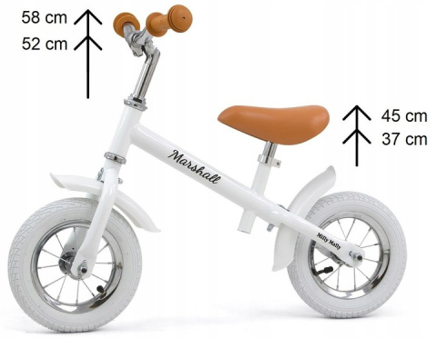 Milly Mally Rowerek Biegowy Marshall Air White Milly Mally Rowerek Biegowy Marshall Air White