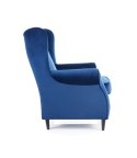 SIGNAL FOTEL BARON VELVET GRANATOWY BLUVEL 86 / WENGE SIGNAL FOTEL BARON VELVET GRANATOWY BLUVEL 86 / WENGE