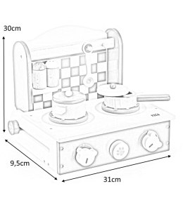 Viga Viga 50232 Rozkładana kuchenka z akcesoriami