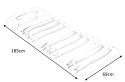 Bestway Bestway 43124 DMUCHANY MATERAC KOLOROWE FALE 185cm x 69cm Bestway Bestway 43124 DMUCHANY MATERAC KOLOROWE FALE 185cm x 69cm
