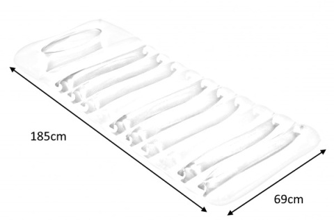 Bestway Bestway 43124 DMUCHANY MATERAC KOLOROWE FALE 185cm x 69cm Bestway Bestway 43124 DMUCHANY MATERAC KOLOROWE FALE 185cm x 69cm