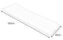 Bestway Bestway 44007 MATERAC PLAŻOWY MATOWY 183cm x 69cm RÓŻOWY DWUKOMOROWA PODUSZKA Bestway Bestway 44007 MATERAC PLAŻOWY MATOWY 183cm x 69cm RÓŻOWY DWUKOMOROWA PODUSZKA