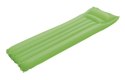 Bestway Bestway 44007 MATERAC PLAŻOWY MATOWY 183cm x 69cm ZIELONY PODUSZKA DWUKOMOROWA Bestway Bestway 44007 MATERAC PLAŻOWY MATOWY 183cm x 69cm ZIELONY PODUSZKA DWUKOMOROWA