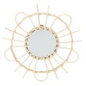 Intesi Lustro Zestaw 3 luster rattanowych okragłe Lipsi kolor naturalny do salonu przedpokoju studia sypialni Intesi Lustro Zestaw 3 luster rattanowych okragłe Lipsi kolor naturalny do salonu przedpokoju studia sypialni