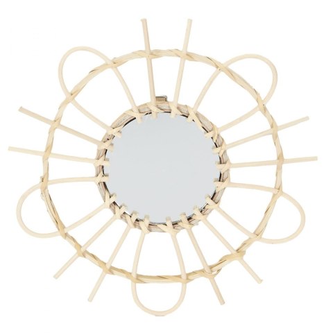 Intesi Lustro Zestaw 3 luster rattanowych okragłe Lipsi kolor naturalny do salonu przedpokoju studia sypialni Intesi Lustro Zestaw 3 luster rattanowych okragłe Lipsi kolor naturalny do salonu przedpokoju studia sypialni