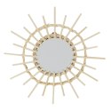 Intesi Lustro Zestaw 3 luster rattanowych okragłe Lipsi kolor naturalny do salonu przedpokoju studia sypialni Intesi Lustro Zestaw 3 luster rattanowych okragłe Lipsi kolor naturalny do salonu przedpokoju studia sypialni