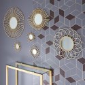 Intesi Lustro Zestaw 3 luster rattanowych okragłe Lipsi kolor naturalny do salonu przedpokoju studia sypialni Intesi Lustro Zestaw 3 luster rattanowych okragłe Lipsi kolor naturalny do salonu przedpokoju studia sypialni