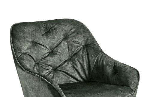 Halmar K418 krzesło ciemny zielony tkanina velvet/czarny Halmar K418 krzesło ciemny zielony tkanina velvet/czarny