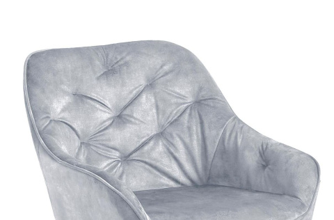 Halmar K418 krzesło popielaty tkanina velvet/czarny Halmar K418 krzesło popielaty tkanina velvet/czarny