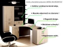 Meble Biurowe Biurko Silver BN-140PS Dąb Sonoma + Szara platyna Meble Biurowe Biurko Silver BN-140PS Dąb Sonoma + Szara platyna