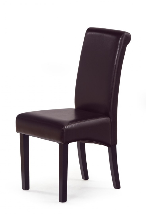 Halmar NERO krzesło wenge / ciemny brąz ekoskóra Halmar NERO krzesło wenge / ciemny brąz ekoskóra