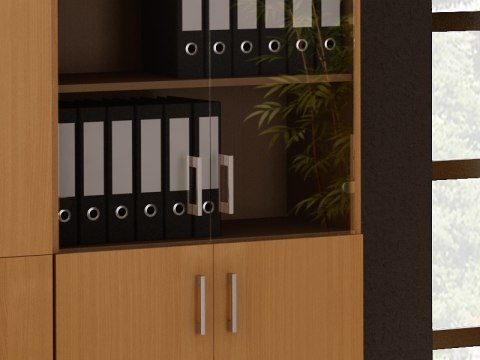 Meble Biurowe Kontenerek Komoda Silver K53BL buk bawaria + szara platyna Meble Biurowe Kontenerek Komoda Silver K53BL buk bawaria + szara platyna