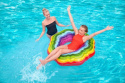 Bestway Bestway 36163 KOŁO DO PŁYWANIA TĘCZOWA WSTĄŻKA 115cm Bestway Bestway 36163 KOŁO DO PŁYWANIA TĘCZOWA WSTĄŻKA 115cm