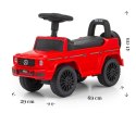 Milly Mally Pojazd Jeździk MERCEDES G350d Red S Czerwony autko Chodzik Pchacz schowek pod siedzeniem oparcie 12 m+ klakson Milly Mally Pojazd Jeździk MERCEDES G350d Red S Czerwony autko Chodzik Pchacz schowek pod siedzeniem oparcie 12 m+ klakson
