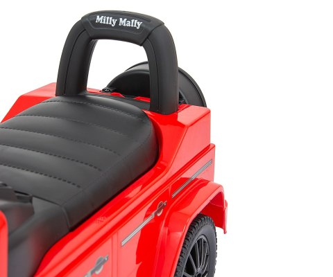 Milly Mally Pojazd Jeździk MERCEDES G350d Red S Czerwony autko Chodzik Pchacz schowek pod siedzeniem oparcie 12 m+ klakson Milly Mally Pojazd Jeździk MERCEDES G350d Red S Czerwony autko Chodzik Pchacz schowek pod siedzeniem oparcie 12 m+ klakson