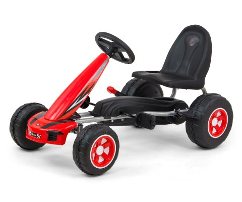 GOKART NA PEDAŁY JEŹDZIK POJAZD Viper Red Milly Mally CZERWONY FOTEL REGULOWANY 3lata+ jazda przód tył RĘCZNY HAMULEC sportowy GOKART NA PEDAŁY JEŹDZIK POJAZD Viper Red Milly Mally CZERWONY FOTEL REGULOWANY 3lata+ jazda przód tył RĘCZNY HAMULEC sportowy