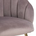 ACTONA Fotel Daniella Dusty Rose złote nogi ACTONA Fotel Daniella Dusty Rose złote nogi
