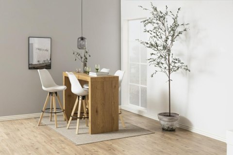 ACTONA Stołek barowy Dima biały wood ACTONA Stołek barowy Dima biały wood