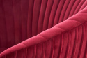 Halmar CROWN fotel wypoczynkowy bordowy tkanina velvet / złoty Halmar CROWN fotel wypoczynkowy bordowy tkanina velvet / złoty